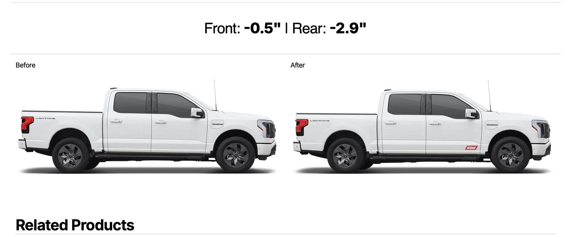 Ford F-150 Lightning Lowering kits - 2025 options? Screenshot 2025-05-13 at 8.31.30 AM