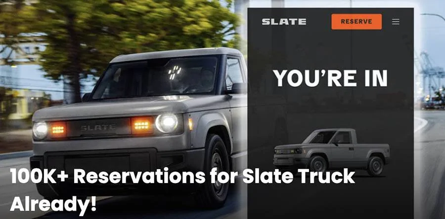 Ford F-150 Lightning SLATE Truck Debuts as a Pickup convertible-to SUV. Priced Under $20K With Incentive 100kreservationsslatetruck-jpg-jpg