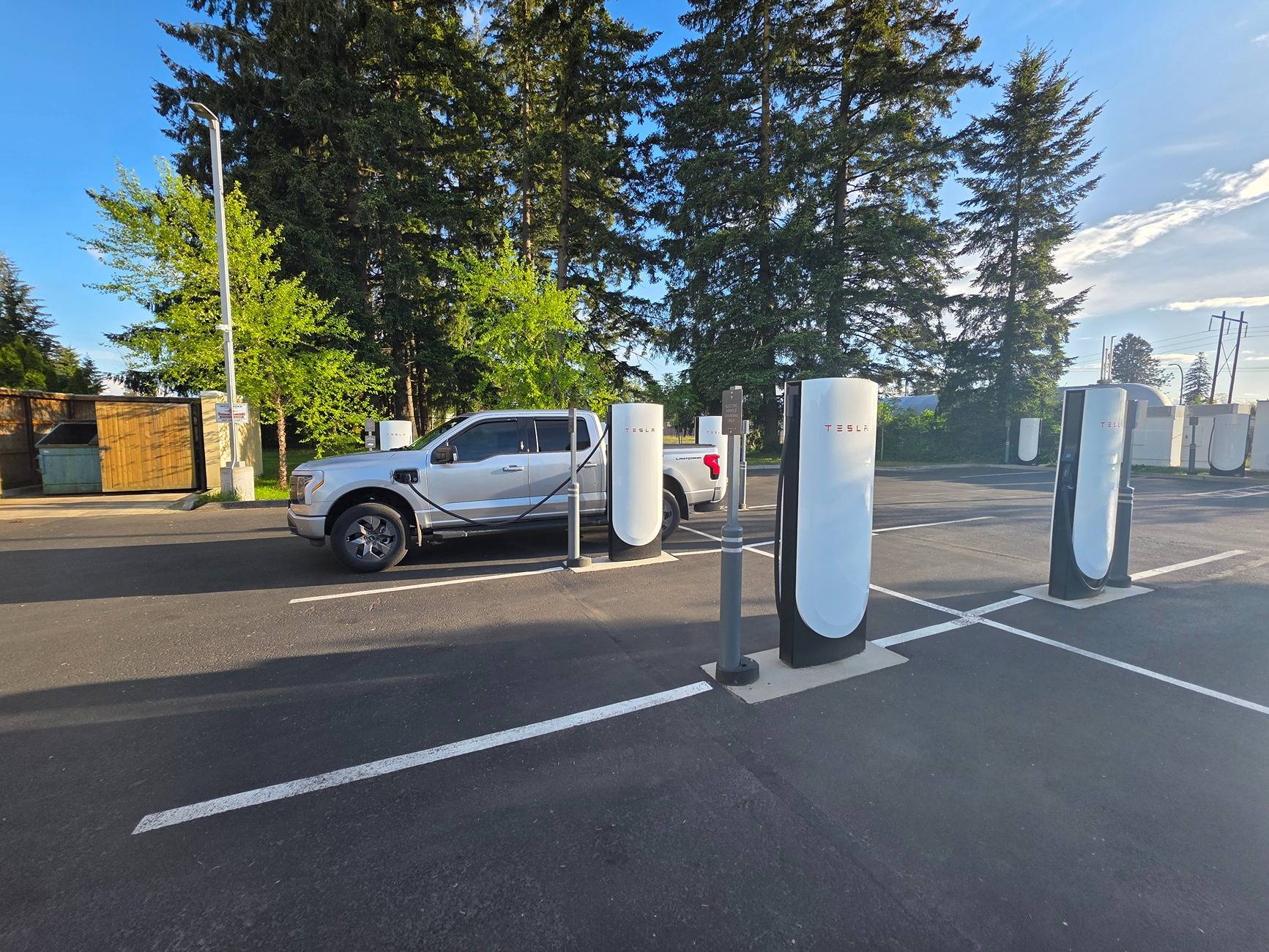 Ford F-150 Lightning Tesla Superchargers 20250512_190311