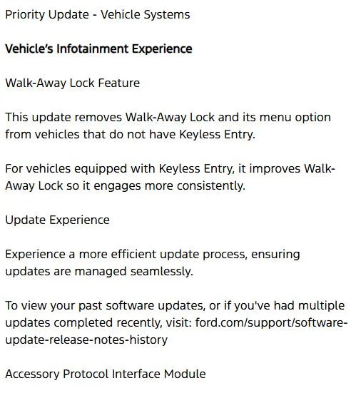 Ford F-150 Lightning SYNC-25.2.1.6.5: Walk Away Lock Clean-up 1747334915455-fa