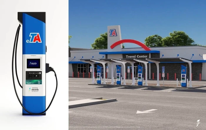 1,000 Electrify America Chargers Coming to 200 TA Rest Stops Across the U.S.
