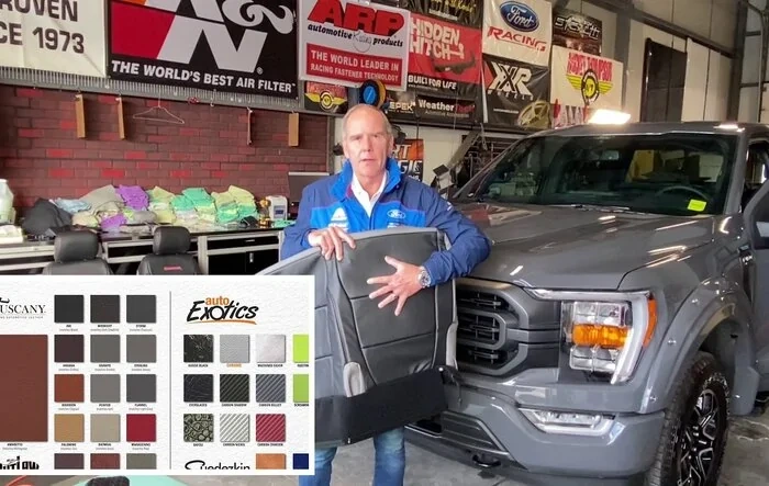 Katzkin Interior Installed Video on 2021 F-150