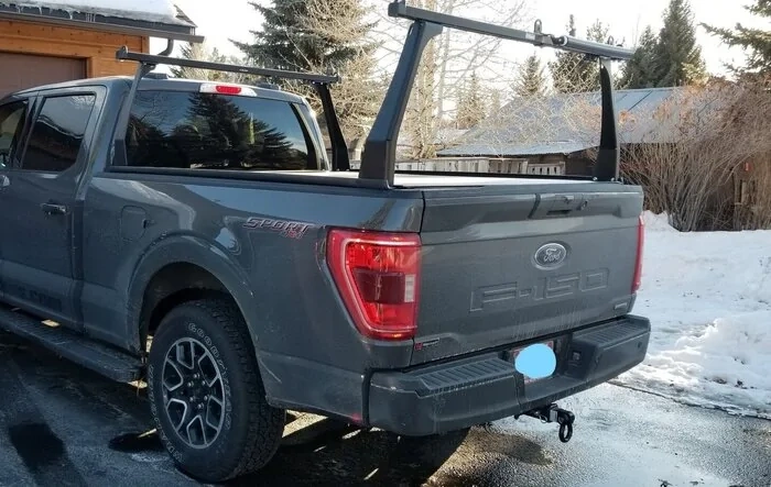 Adarac Contour bed rack + Gator HR1 tonneau cover installed on 2021 F-150