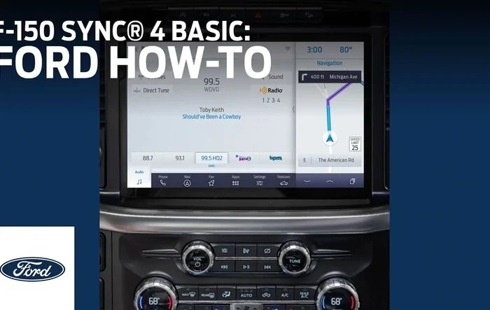 Video: SYNC 4 Basic Interactions with Information on Demand