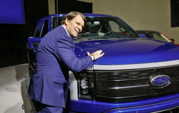 Farley says Ford is behind in EV (vs. Tesla and China) so Ford can't afford to "walk away from EVs."