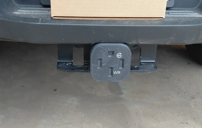 NEMA 14-50 receiver hitch cover - 3D print