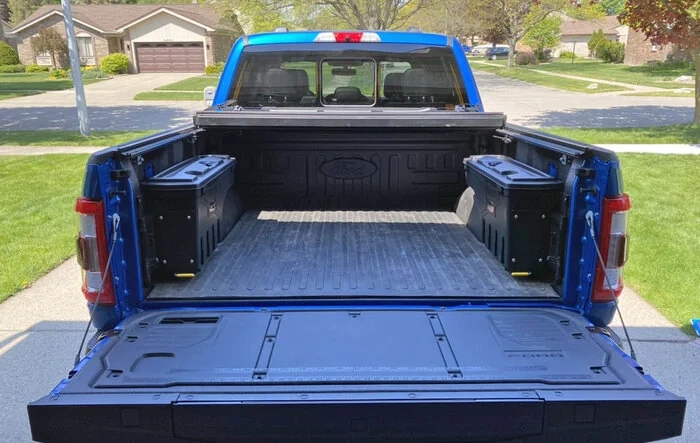 Bed Boxes Installed on 2021 PowerBoost w/ 7.2KW Pro Power Onboard