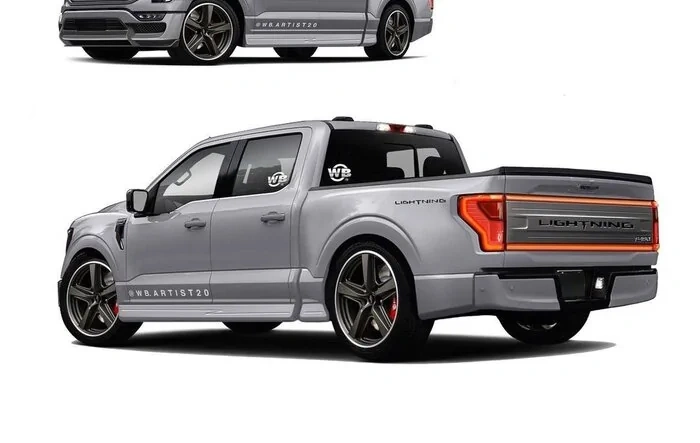 Rendered: 2022 F-150 Lightning EV Truck