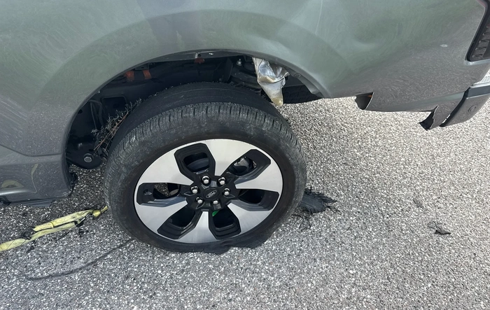 Pretty bad blow out with a lot of damage