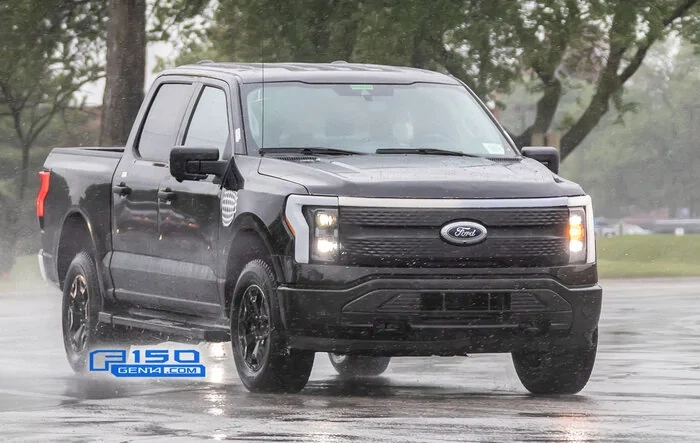 F-150 Lightning XLT Caught Undisguised on Public Roads