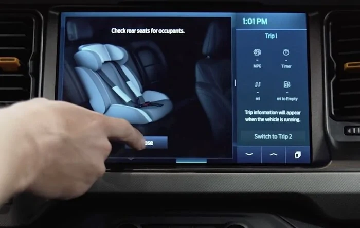 How to Turn Off Rear Seat Occupant Warning / Ford Bronco, Ranger, F-150, Super Duty